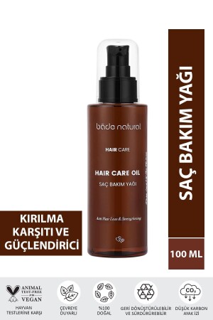 Yıpranmış Saçlara Özel Güçlendirici Ve Besleyici %100 Doğal Saç Bakım Yağı 100 ml - 2