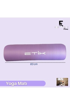 Yogamatte 8 mm Yogamatte mit Tragegurt ETK100000 - 3