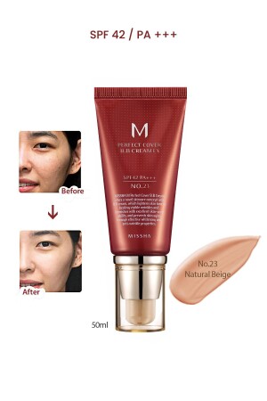 Yoğun Kapatıcılık Sunan BB Krem M Perfect Cover BB Cream Ex No: 23 10052 - 2