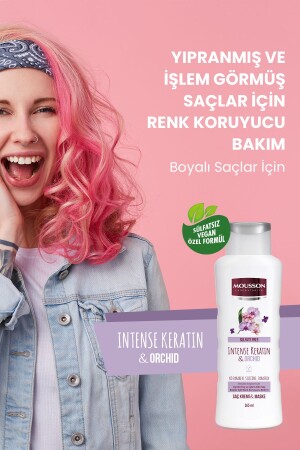 Yoğun Keratin&orkide Içeren Renk Koruyucu Ve Yıpranmayı Onaran Saç Bakım Krem Ve Maskesi 365 ml - 6