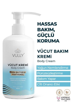 Yoğun Nemlendirici Pürüzsüzleştirici Kuru Ve Hassas Ciltler Için El Yüz Ve Vücut Kremi Panthenol -Shea Butter Face & Body Cream - 1