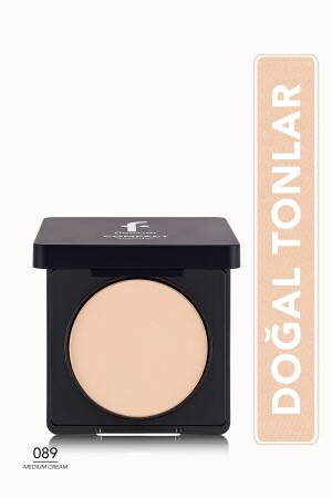 Yoğun Pigmentli Kompakt Pudra - Compact Powder - 089 Medium Cream - 8682536050890 - 2