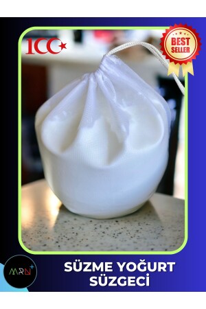 Joghurtsieb – Gesiebter Joghurt – Butter – Milchsieb – Stoffsieb – Beutelsieb - Mirvano