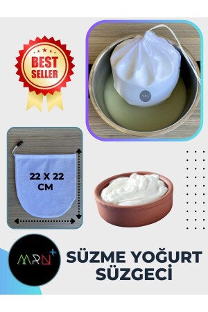 Yoğurt Süzgeci- Süzme Yoğurt- Tereyağ- Süt Süzgeci- Bez Süzgeç- Torba Süzgeç - 3