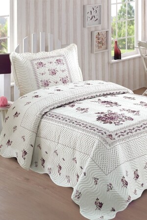 منز-زهرة ليلك واحد غطاء السرير المغطى YÖTK25 - Örtüm