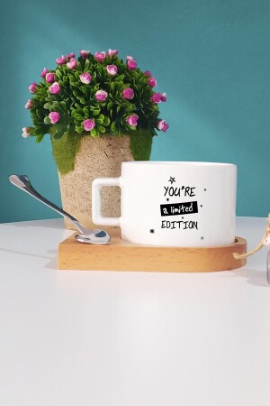 You Are A Limited Edition Untertasse aus Holz HDZTUK0722YA77700009 - 1