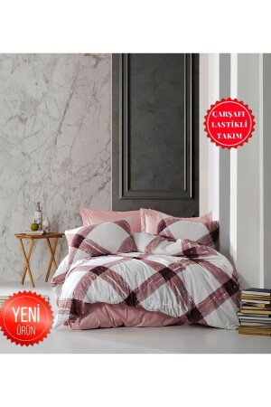 Young Room Plaid Large Square Sheet Elastic Single Duvet Cover Set TYC00686331536 - 1