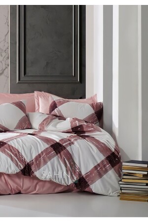 Young Room Plaid Large Square Sheet Elastic Single Duvet Cover Set TYC00686331536 - 4