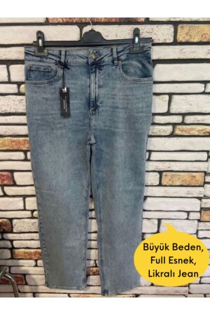 Yüksek Bel- Full Esnek Boyfriend Kot- Kadın Boyfriend Jean - 1