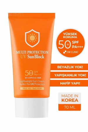 Yüksek Koruma Sağlayan Ince Yapıda Spf50- Pa -- Multi Sun Protection Uv Sun Block 8809317119960 - 2