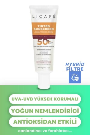 Yüksek Koruma Tinted ( Kapatıcı ) 50 Spf Güneş Kremi - 4