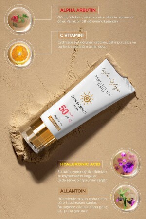 Yüksek Korumalı Leke Karşıtı- Aydınlatıcı- Waterproof Spf 50- Yüz Güneş Kremi 50ml - 4