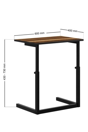 Yükseklik Ayarlı Laptop Sehpası- Çalışma Masası- Bilgisayar Masası - Sakramento - 8