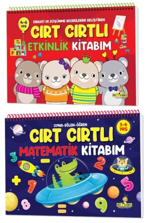 Yükselen Zeka 2 Kitap Set Dikkati Ve Düşünme Becerilerini Geliştiren Cırt Cırtlı Etkinlik Kitabım ogrence36ve46 - 2