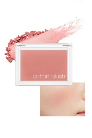 Yumuşak Dokulu Kolay Sürülebilen Allık Cotton Blusher (Vintage Robe) - Missha