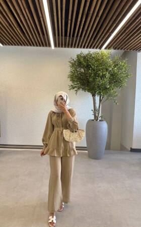 Yuna Yazlık Takım - Haki - Duendeca