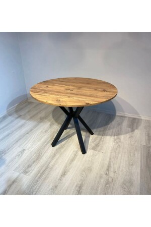 Yuvarlak Yemek Masası Pot Ayak Mutfak Balkon Masası - Cosargroup