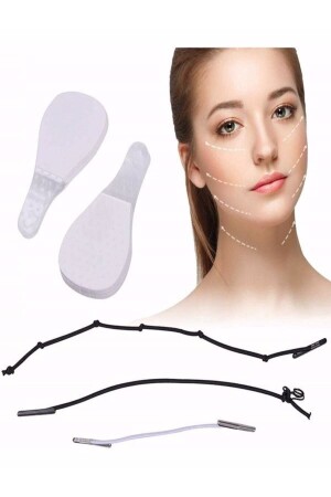 Yüz Germe Bandı 40'lı Set Kırışıklılık Karşıtı - Tusa