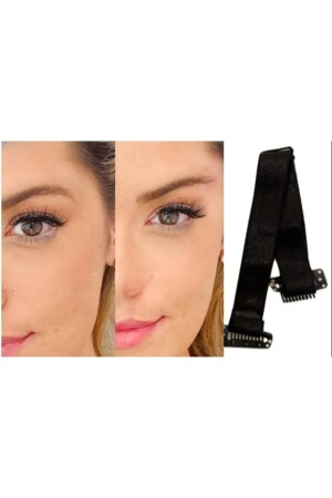 شريط رفع الوجه من نوع MNZ - شريط رقيق (أسود) - مناسب للاستخدام المتكرر / شريط رفع الوجه من نوع Ultra Strong Botox Effect - AKOLİFE