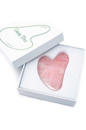 منز-حجر طبيعي قلب الزهري الكوارث غوا شاش ماساج الوجه الحجر - İlterus