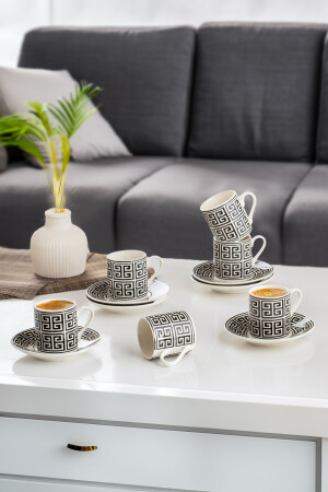 Yx-01 6-teiliges 12-teiliges türkisches Kaffeetassen-Set, Aldon-Tassen-Set - 4