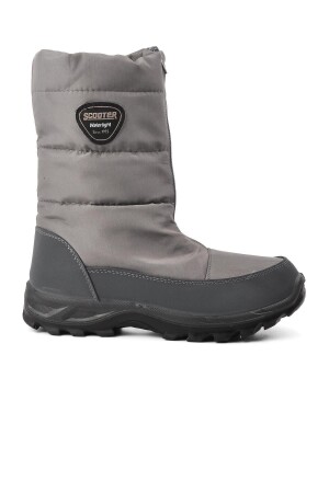 Z5547 Textile graue wasserdichte Damen-Schneestiefel - 1