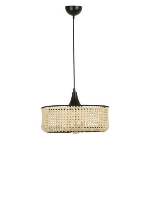 Zack Single Rattan Pendelleuchte Fabs 8573-9 - 1