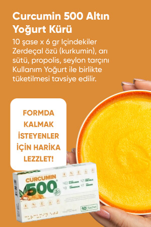 Zayıflama & Metabolizma Hızlandırmaya Yardımcı-yağ Yakıcı Curcumin 500 Detox- 5 Kutu N-413810 - 7