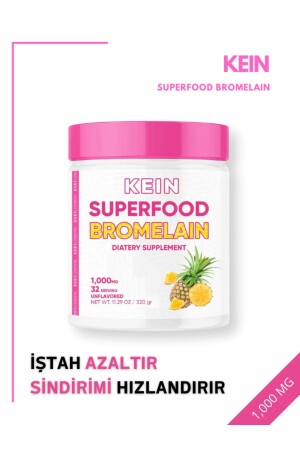 Zayıflamaya Yardımcı Bromelain Detox Ananas Superfood Bromelain (320GR) - 1