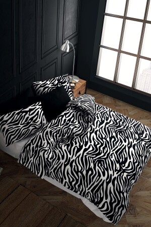 Zebra 100 % Baumwolle Ranforce King Size Bettbezug-Set 240 x 220 CTNTZE24 - 1