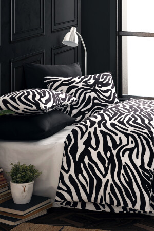 Zebra %100 Pamuk Ranforce Tek Kişilik Nevresim Takımı 160x220 CTNTZE16 - 7