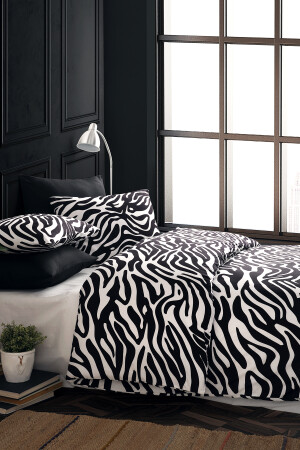 Zebra %100 Pamuk Ranforce Tek Kişilik Nevresim Takımı 160x220 CTNTZE16 - 9