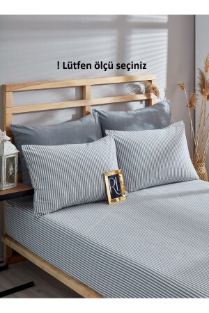 Zebra Lastikli Çarşaf Yastık Kılıfı Pamuklu Tek Kişilik - Çift Kişilik - Battal İpliğeboyalılastikli - Ricco Lifes
