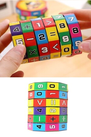 Zeka Küpü Eğitici Oyuncak Matematik Sayılar Sihirli Küp Dört Işlem ( 1 Adet ) - Muçis