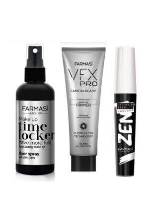 Zen Mascara 8 ml Makeup Fixer 115 ml und Vfx Pro Makeup Base 25 ml - 2