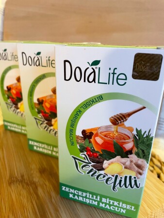 Zencefilli Bitkisel Karışım Macun - 400 gr - Halal