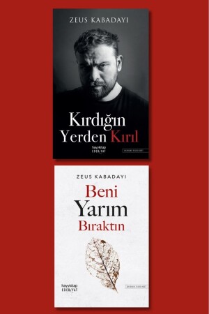 Zeus Kabadayı 2 Li Set - BENİ YARIM BIRAKTIN - KIRDIĞIN YERDEN KIRIL - 1