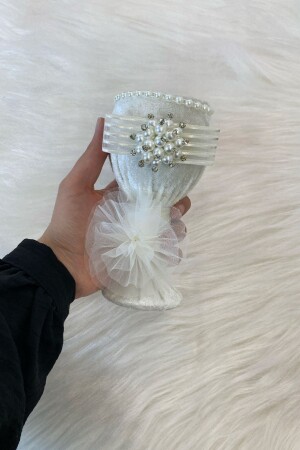 منىز - بيضاء للوحيات الزفاف حنا ليلة العروس العريس وعود الالتزام التخصيب حلقة الختان - Zeymerade