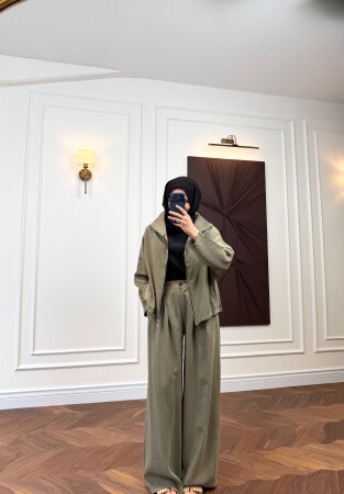 Zeyra Oversize Takım - Haki - Nuuwears
