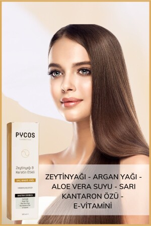 Zeytinyağı-Keratin-Argan Yağı Etkenli Besleyici ve Onarıcı Saç Bakım Kompleksi 100 ML - 6