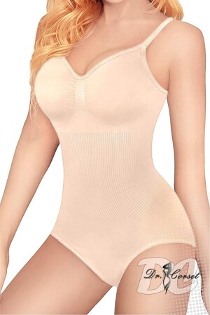 Zıbın Korse Dikişsiz (Seamless) İz yapmayan alttan kancalı toparlayıcı Full Body Shaper - 1