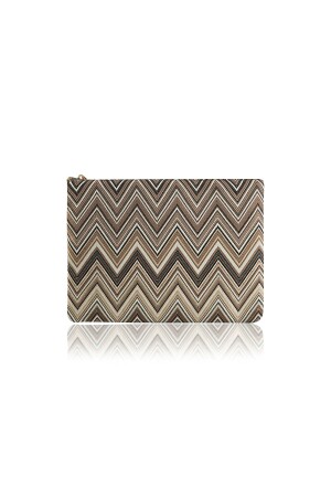 Zigzag Clutch Çanta - 1