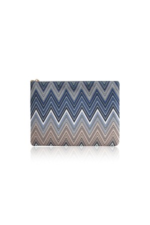 Zigzag Clutch Çanta - 1