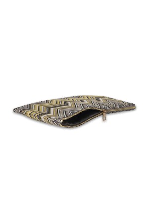 Zigzag Clutch Çanta VVN0000006402 - 4