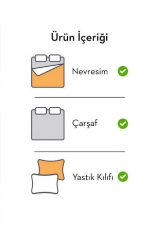 Zikzak Desen Bej Çarşafı Lastikli Çift Kişilik Nevresim Takımı Kingsizenew02102714534529 CA254820231462 - 4