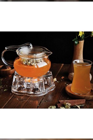 Zimt-Teekanne mit Sieb 450 ml T1615 - 3