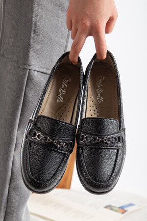 Zincir Ortopedik Taban Kadın Babet Anne Ayakkabısı - Slipcat