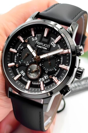 المملكة المتحدة من أجل المهام والقوّام النشطة لون الأسود بشرة الخيط ساعة المساواة للرجال Zmfer064 zmfer064 - Ferrucci