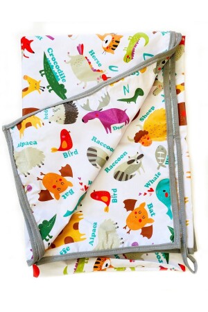 Zoo, 145x180 cm Babyzimmer, flüssigkeitsdichte Spielmatte zum Auslegen auf den Teppich, extra breit 71841 - 2