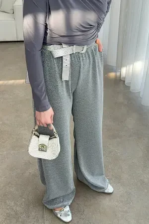 ZR Simli Pantolon Gri - Nuuwears